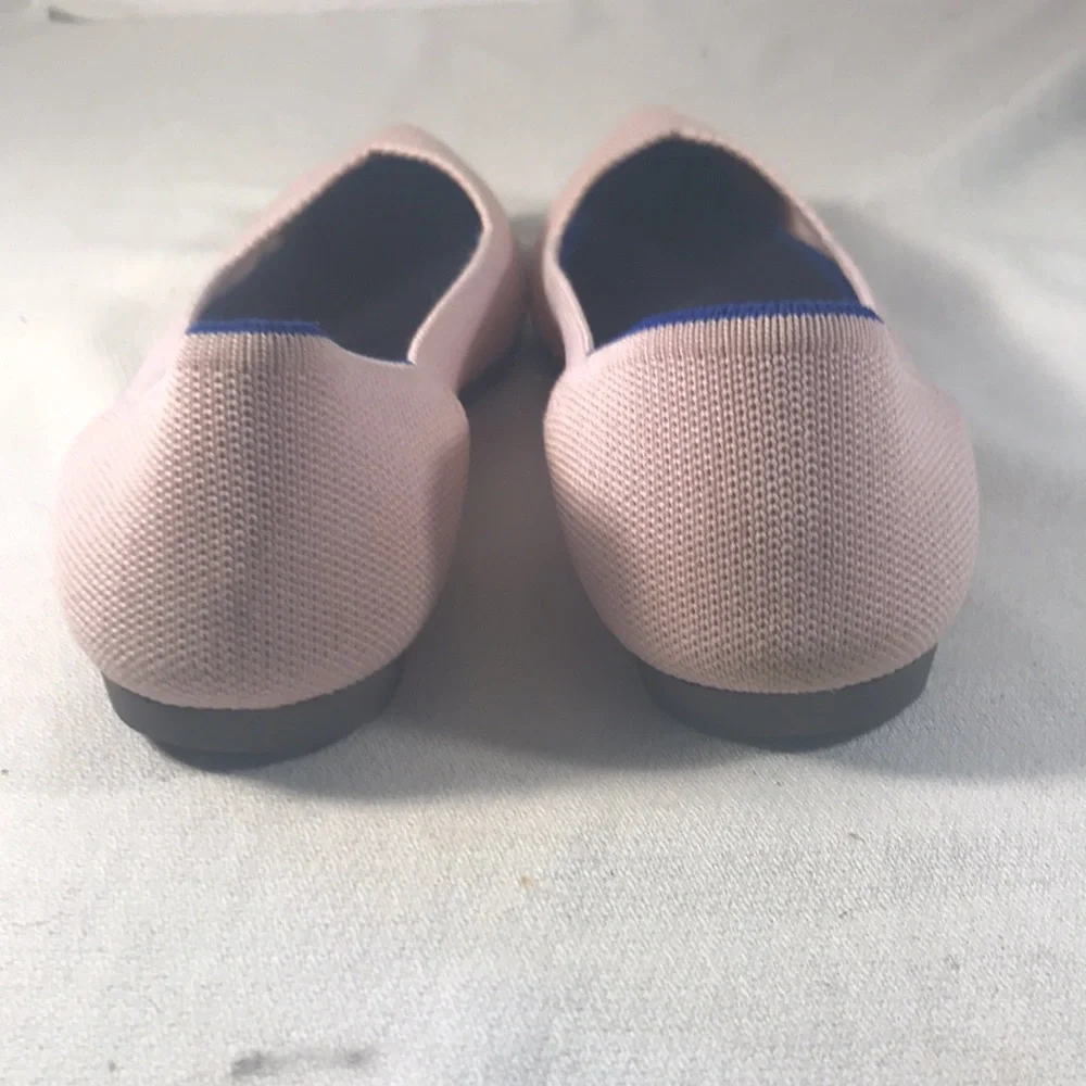 Rothy’s Women’s Petal Pink The Point Retired Knit Ballet Flats Size W7.5